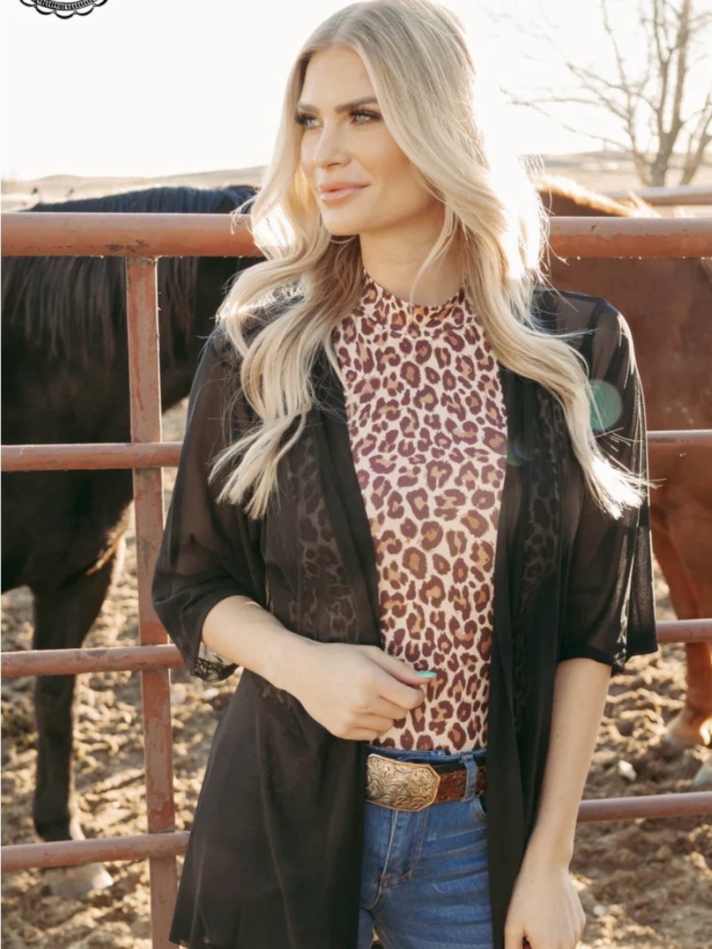 Crow Creek Mesh Cardigan